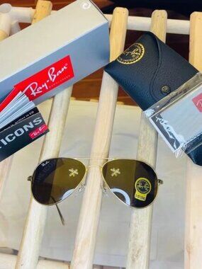 Ray-Ban 3025 Brown Aviator Sunglasses 58mm